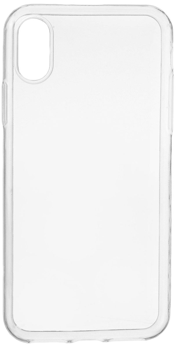 Amazon Brand - Solimo Mobile Cover for Apple iPhone Xs (Soft & Flexible Back Case), Transparent