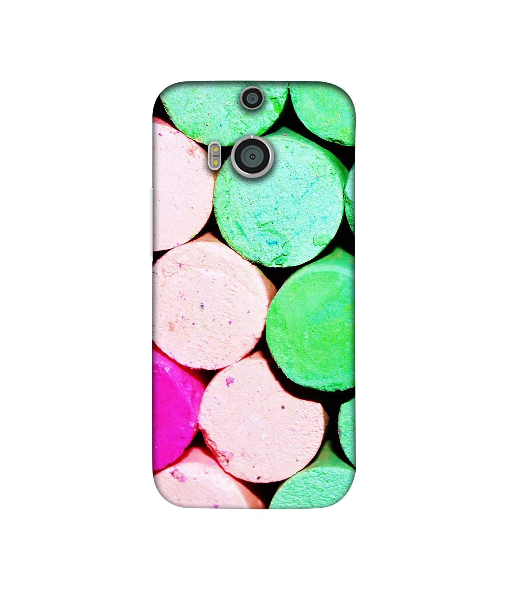 Amazon Brand - Solimo Designer Wax Color 3D Printed Hard Back Case Mobile Cover for HTC One M8