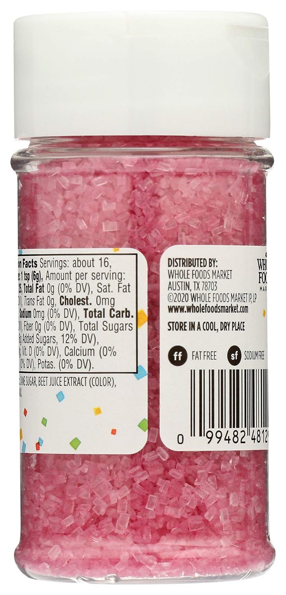 365 Everyday Value, Decorating Sugar, Pink, 3.3 oz