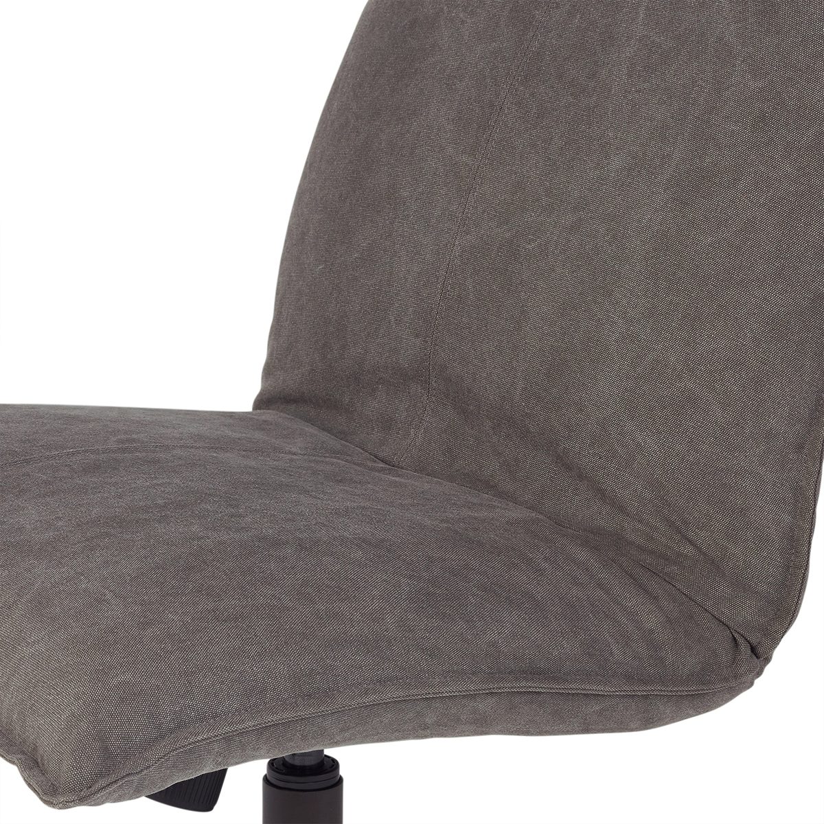 Rivet Fun Contemporary Home Office Desk Chair, 36"-39", Grey/Black