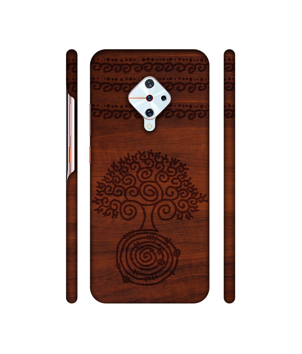 Amazon Brand - Solimo Designer Engraved Patten 3D Printed Hard Back Case Mobile Cover for Vivo S1 Pro