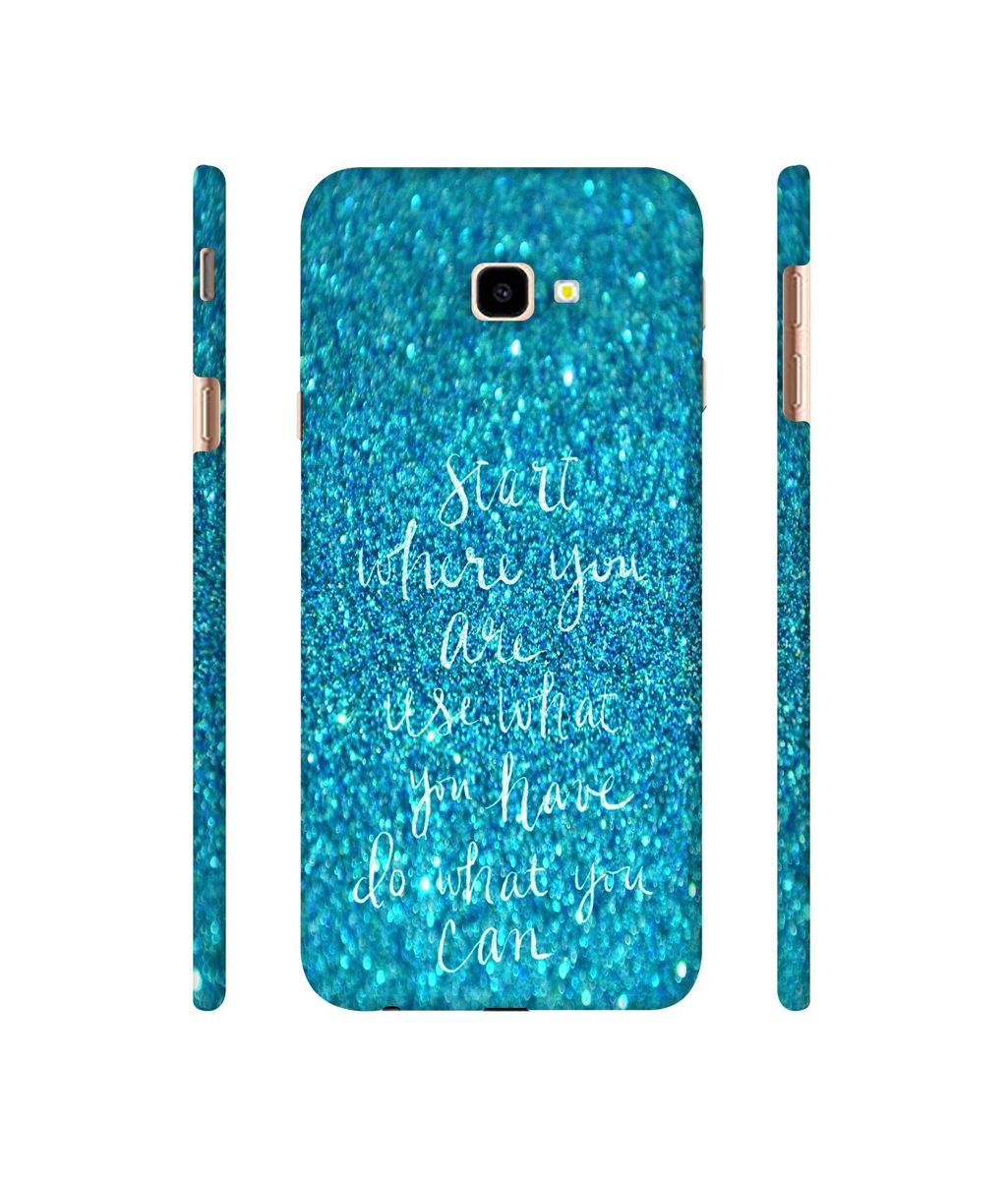 Amazon Brand - Solimo Designer Start were You are 3D Printed Hard Back Case Mobile Cover for Samsung Galaxy J4 Plus
