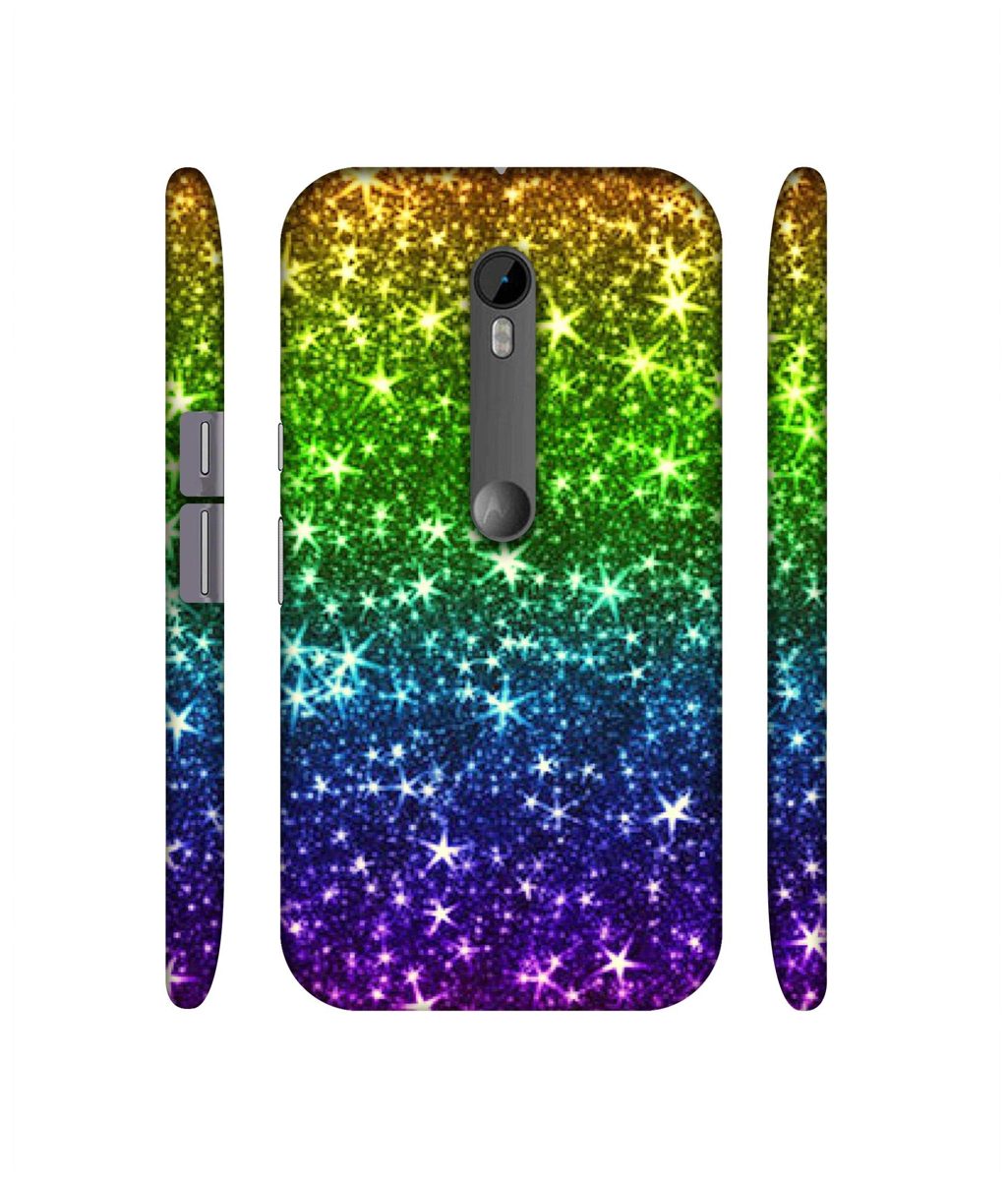 Amazon Brand - Solimo Designer Multicolor Stars 3D Printed Hard Back Case Mobile Cover for Motorola Moto G 3rd Generation