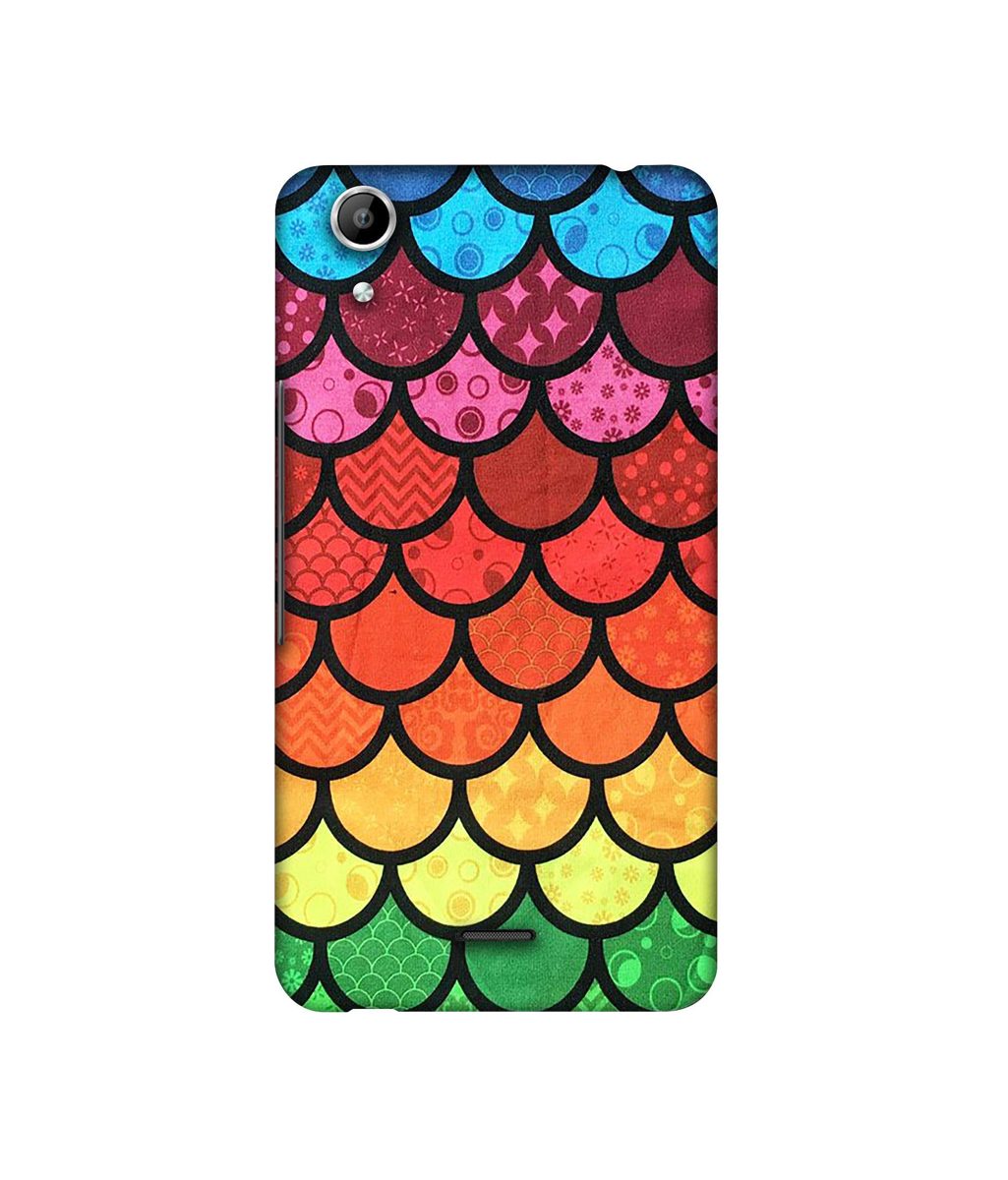 Amazon Brand - Solimo Designer Multicolor Pattern 3D Printed Hard Back Case Mobile Cover for Micromax Canvas Selfie Lens Q345