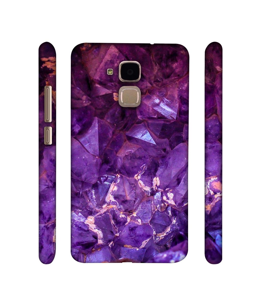 Amazon Brand - Solimo Designer Purpal Stone 3D Printed Hard Back Case Mobile Cover for Huawei Honor 5c