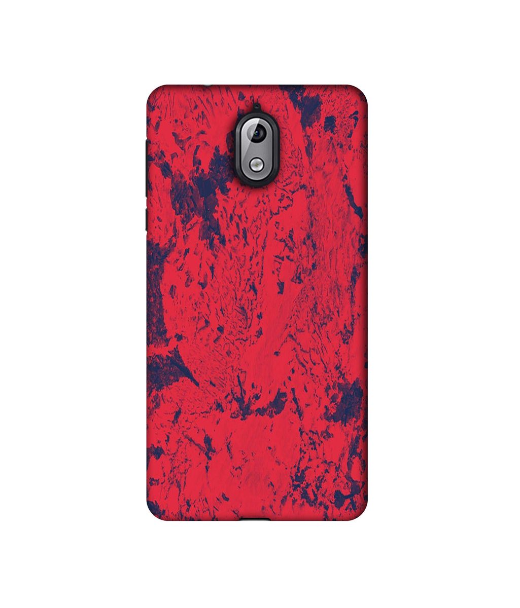 Amazon Brand - Solimo Designer Red Paint 3D Printed Hard Back Case Mobile Cover for Nokia 3.1