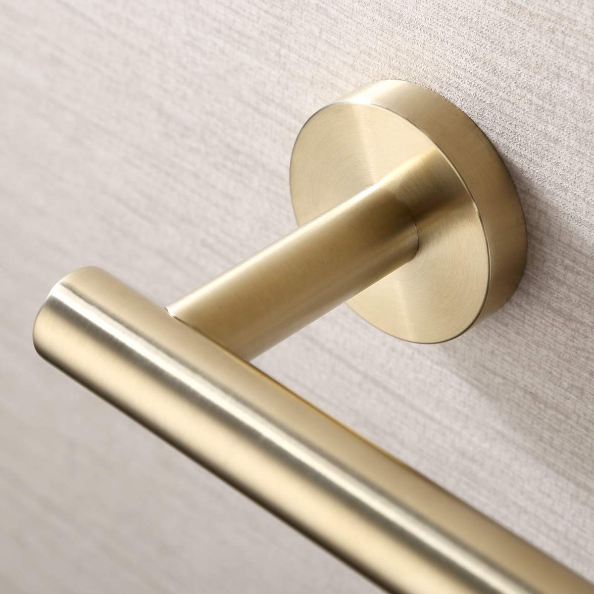 Umi. by Amazon Toilet Roll Holder Bathroom Paper Tissue Hanger Dispenser Rustproof SUS 304 Stainless Steel Wall Mount Brushed Gold, A2175S12-BZ