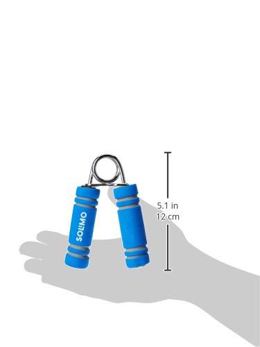 Amazon Brand - Solimo Foam Hand Grip, Blue