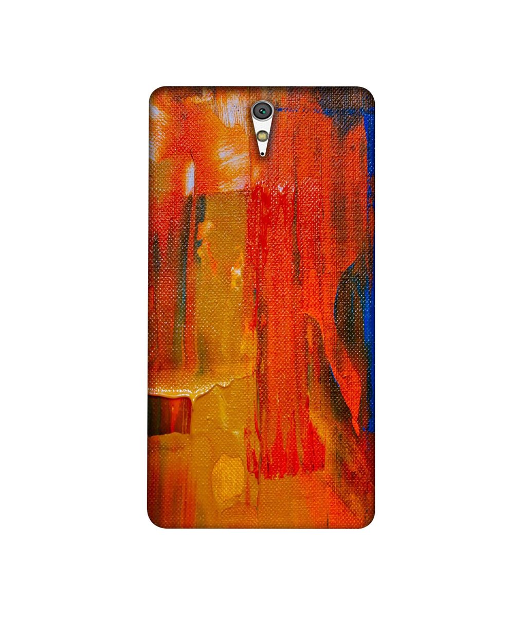 Amazon Brand - Solimo Designer Orange Canvas 3D Printed Hard Back Case Mobile Cover for Sony Xperia C5 Ultra Dual