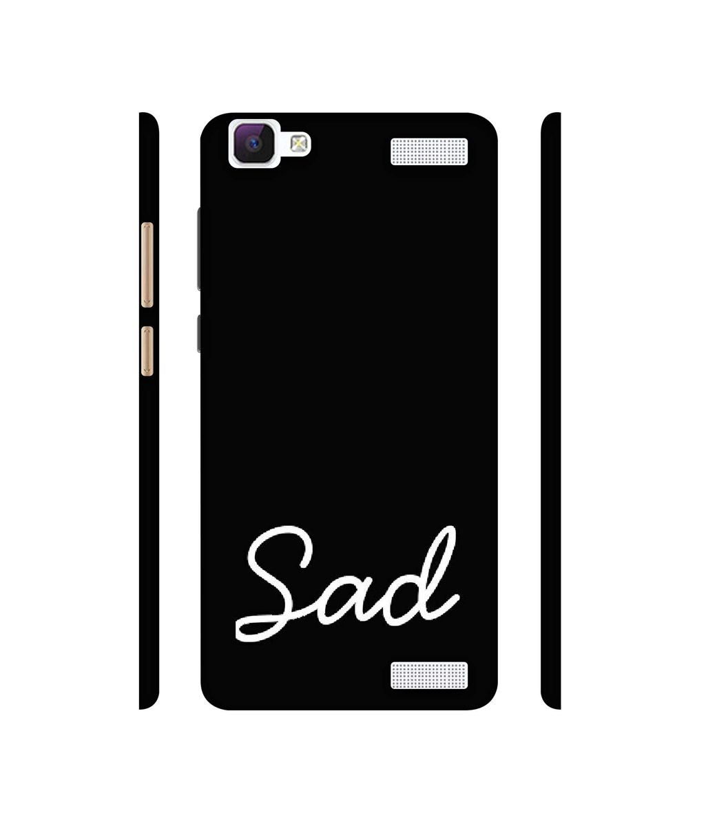 Amazon Brand - Solimo Designer Sad 3D Printed Hard Back Case Mobile Cover for Vivo V1 Max