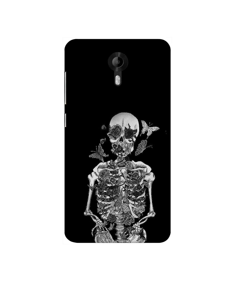 Amazon Brand - Solimo Designer Skeletan 3D Printed Hard Back Case Mobile Cover for Micromax Canvas Nitro 4G E455