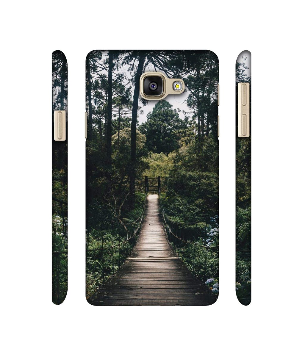 Amazon Brand - Solimo Designer Wooden Bridge 3D Printed Hard Back Case Mobile Cover for Samsung Galaxy A5 (2016)