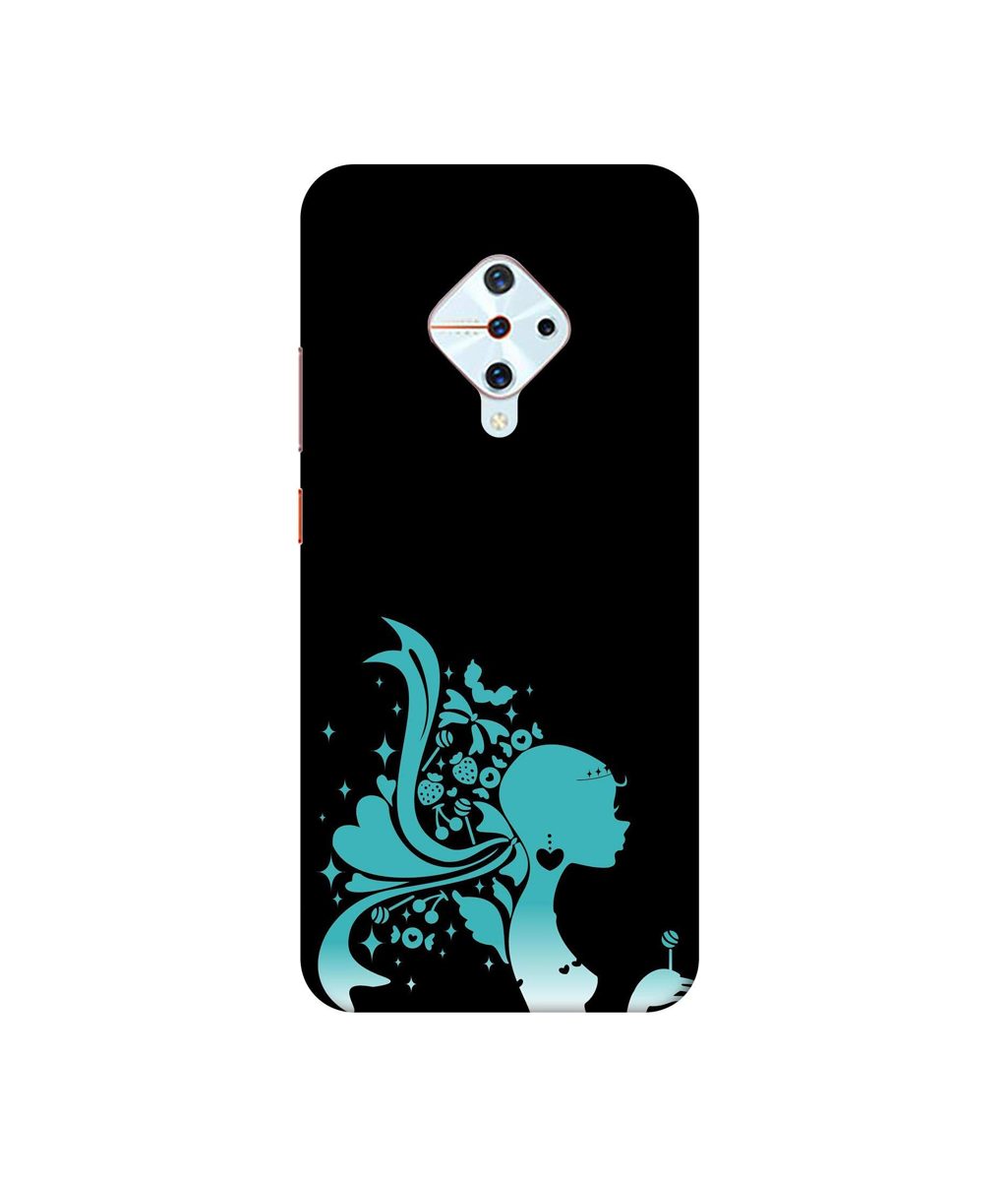 Amazon Brand - Solimo Designer Lady Vector N 3D Printed Hard Back Case Mobile Cover for Vivo S1 Pro