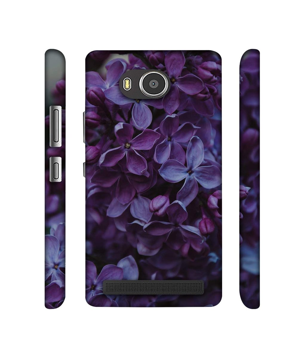Amazon Brand - Solimo Designer Purple Flowers 3D Printed Hard Back Case Mobile Cover for Lenovo A7700