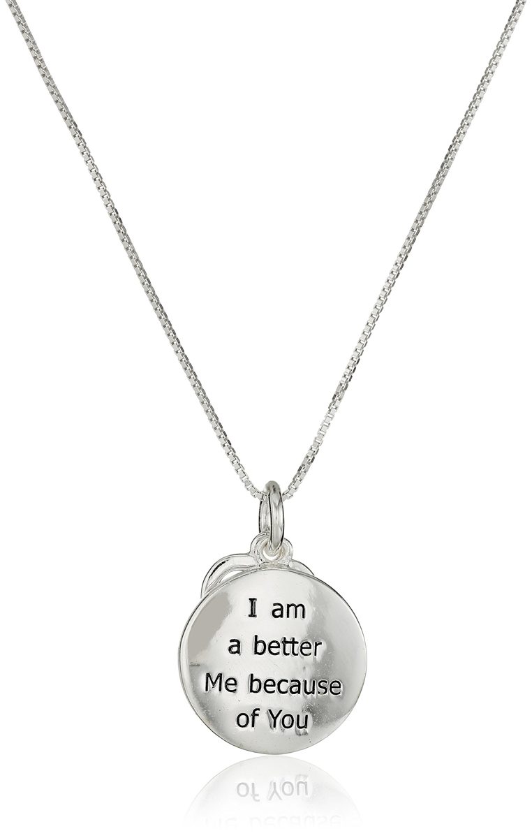 Sterling Silver Story of Friendship Pendant on 18" Chain