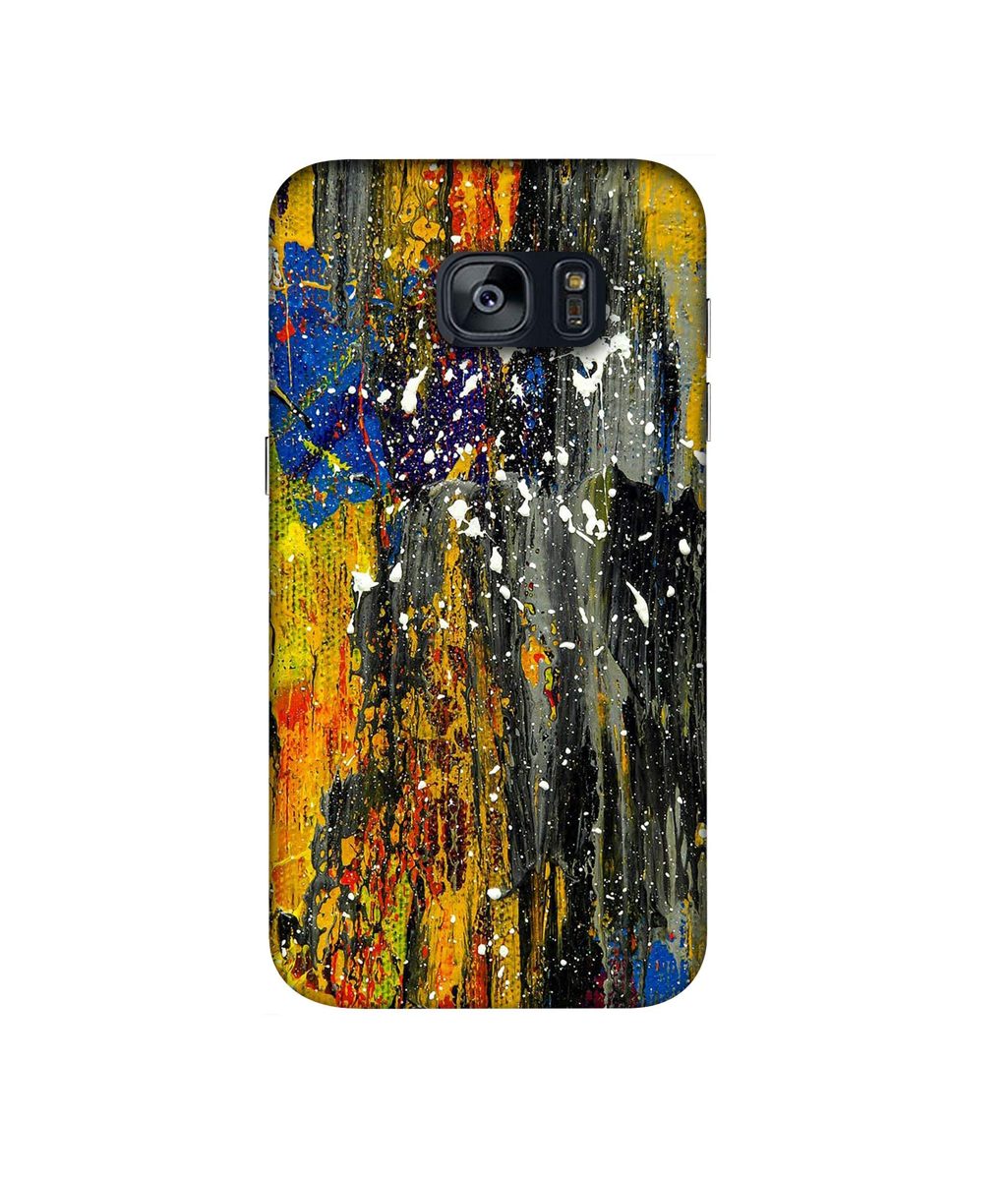 Amazon Brand - Solimo Designer Multicolor Color Splsh 3D Printed Hard Back Case Mobile Cover for Samsung Galaxy S7 Edge