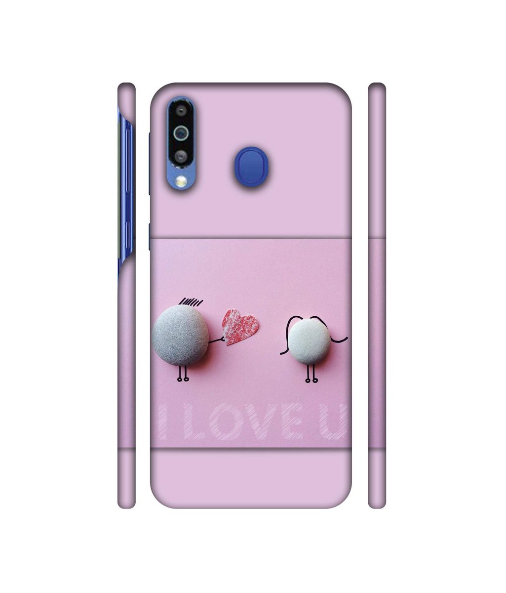 Amazon Brand - Solimo Designer I Love U 3D Printed Hard Back Case Mobile Cover for Samsung Galaxy M21