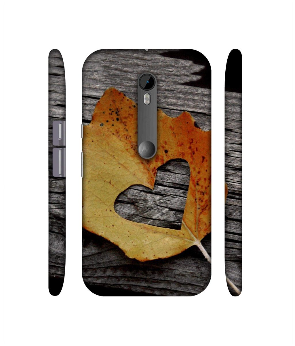 Amazon Brand - Solimo Designer Leaf with Heart Cut 3D Printed Hard Back Case Mobile Cover for Motorola Moto G 3rd Generation