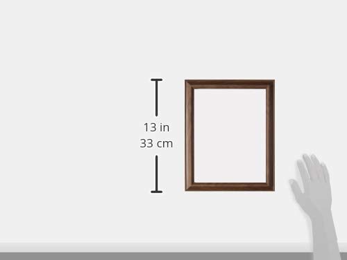 AmazonBasics Certificate Document Frame Without Mat, 8.5" x 11", Aged Walnut, 3-Pack
