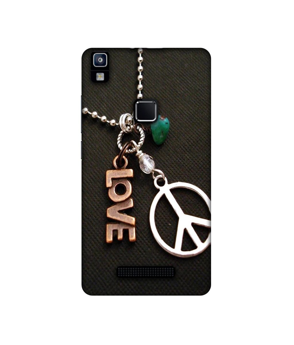 Amazon Brand - Solimo Designer Love and Peace UV Printed Soft Back Case Mobile Cover for Lava Z80