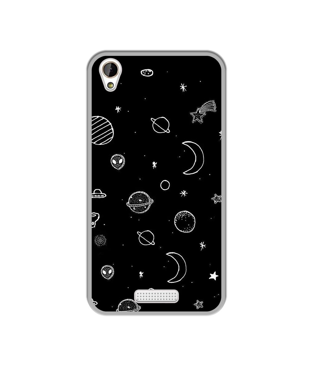 Amazon Brand - Solimo Designer Solar System UV Printed Soft Back Case Mobile Cover for Lava Iris X1 Mini