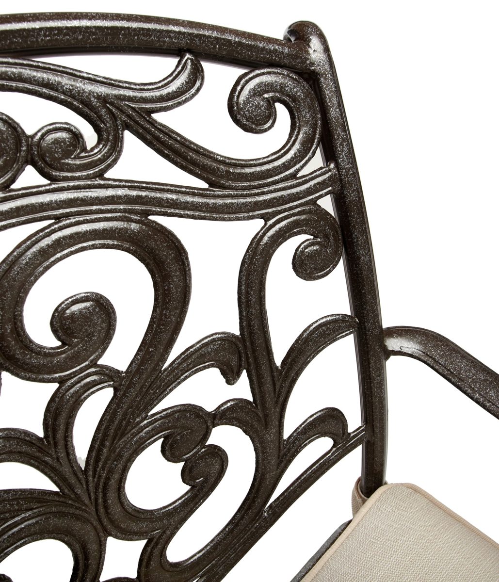 Strathwood Garden Furniture - St. Thomas Cast Aluminum Dining Armchairs Set of 2