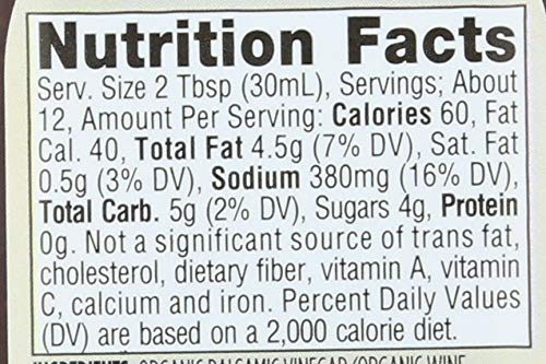 365 Everyday Value, Organic Balsamic Vinaigrette, 12 fl oz