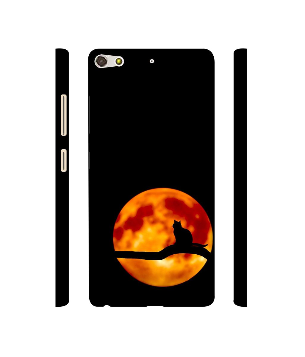 Amazon Brand - Solimo Designer Dark Black Cat 3D Printed Hard Back Case Mobile Cover for Gionee Elife S7