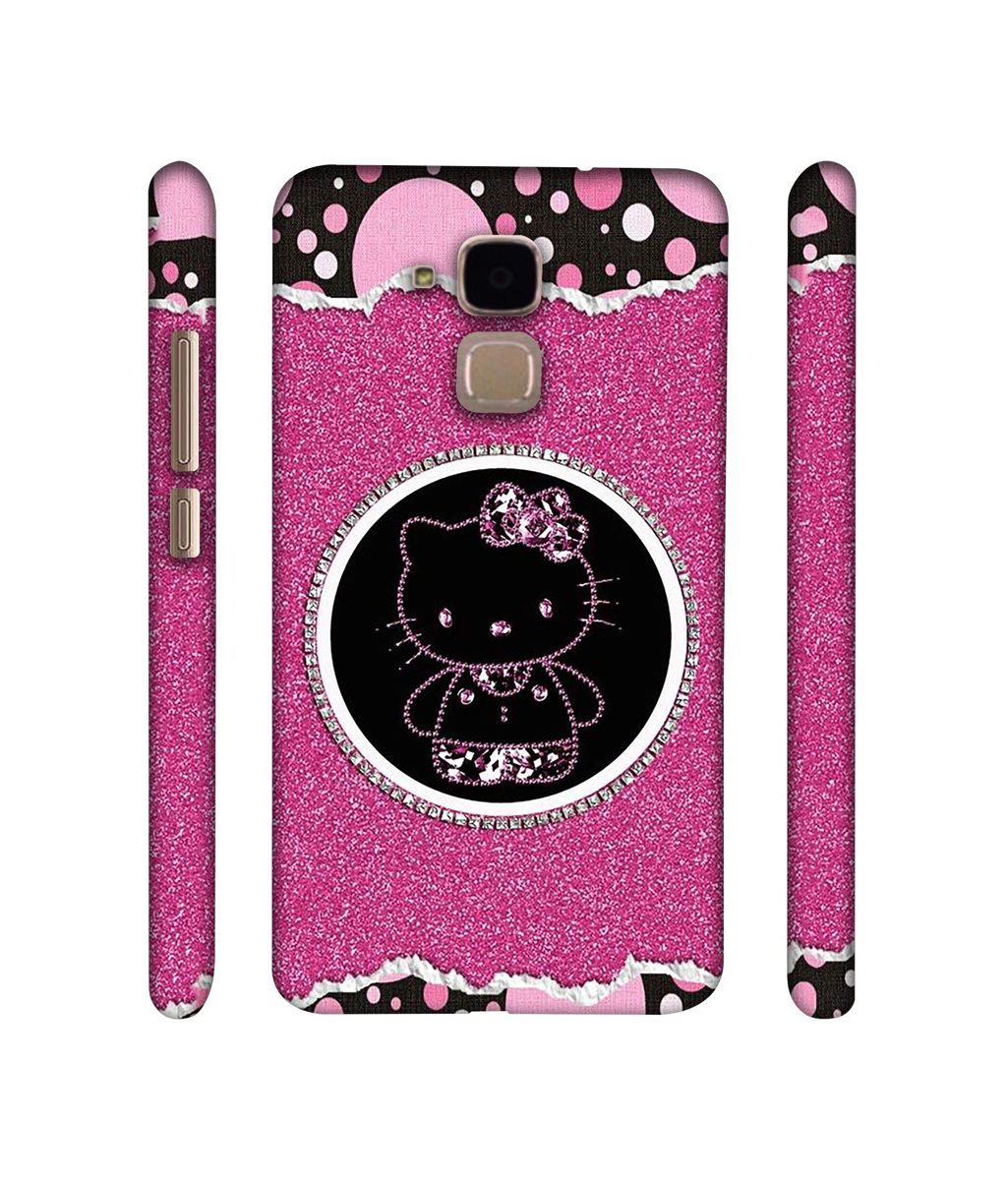 Amazon Brand - Solimo Designer Kitty with Glitter 3D Printed Hard Back Case Mobile Cover for Huawei Honor 5c