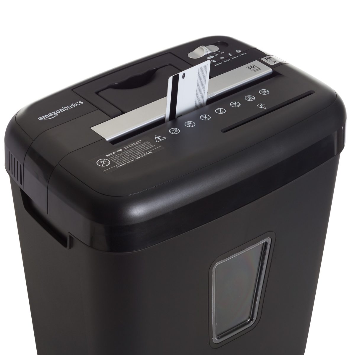 AmazonBasics 12-Sheet Cross-Cut Paper/ CD/ Credit Card Shredder