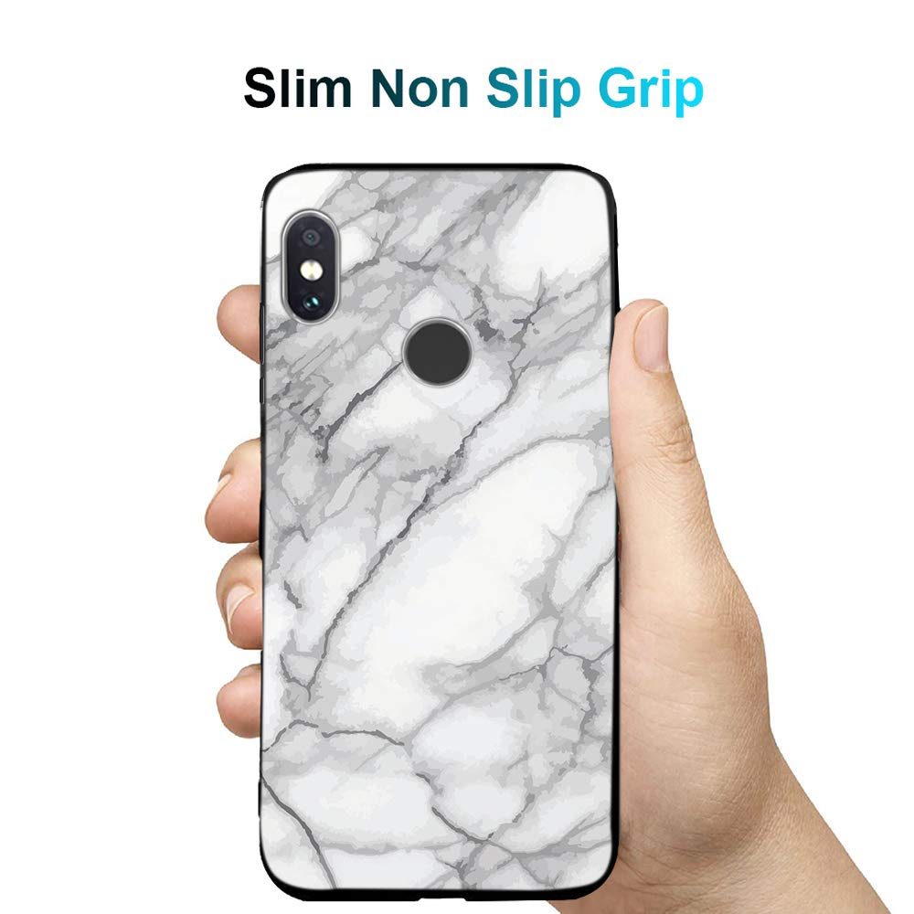 Amazon Brand - Solimo Designer Marble Printed Hard Back Case Mobile Cover for Redmi Note 6 Pro