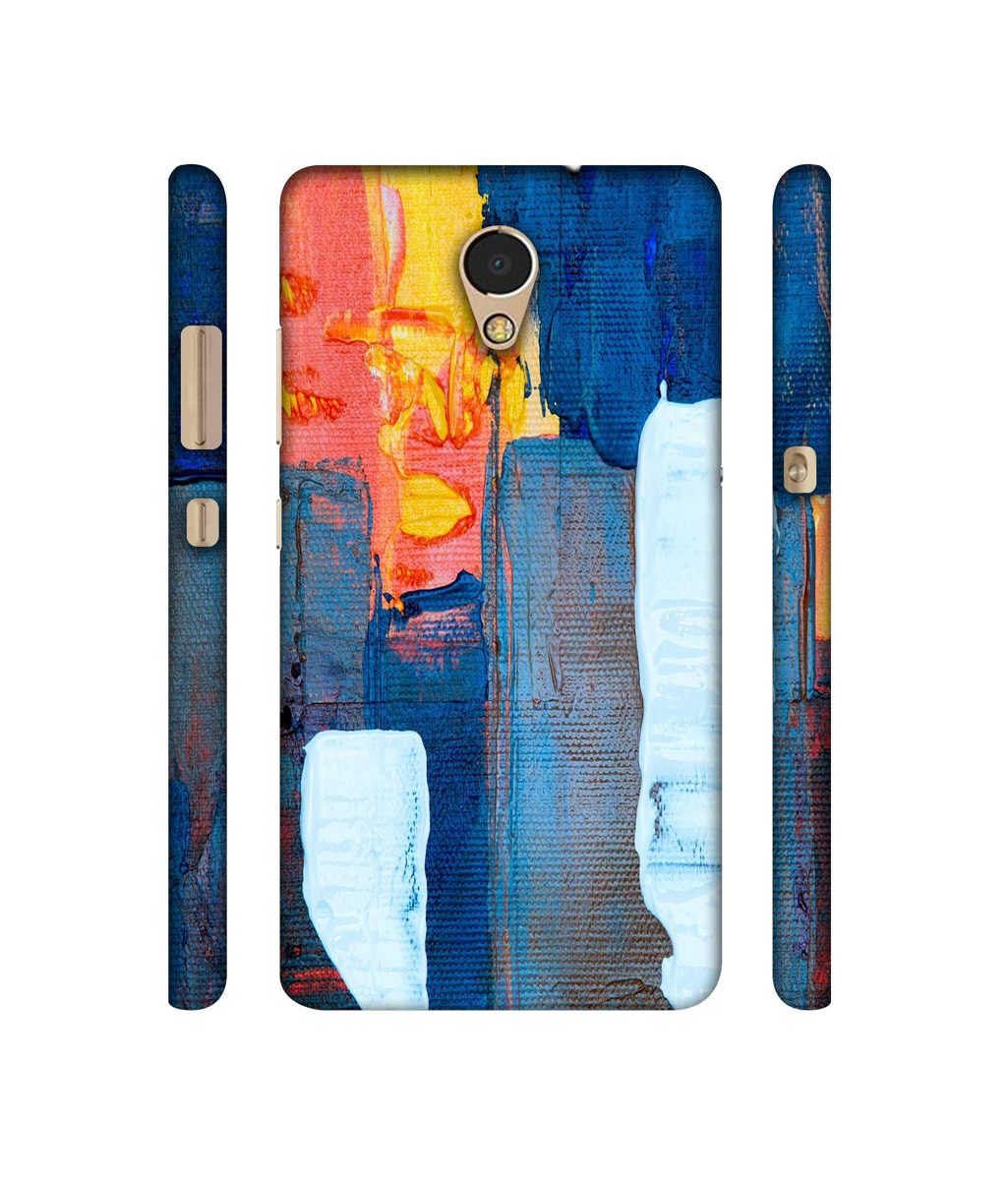 Amazon Brand - Solimo Designer Canvas with Blue Paint 3D Printed Hard Back Case Mobile Cover for Lenovo P2