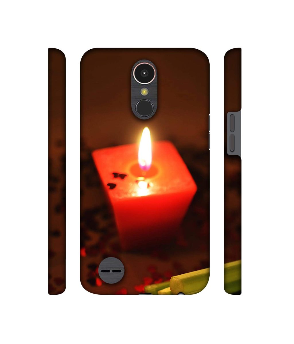 Amazon Brand - Solimo Designer Candle Light 3D Printed Hard Back Case Mobile Cover for LG K10 (2017)
