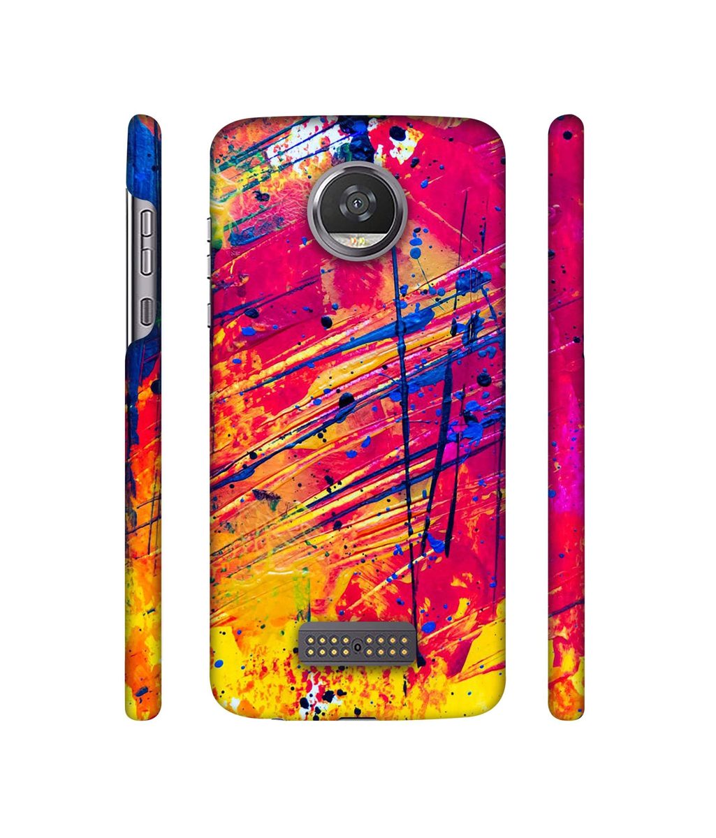 Amazon Brand - Solimo Designer Color Sprink 3D Printed Hard Back Case Mobile Cover for Moto Z2 Play