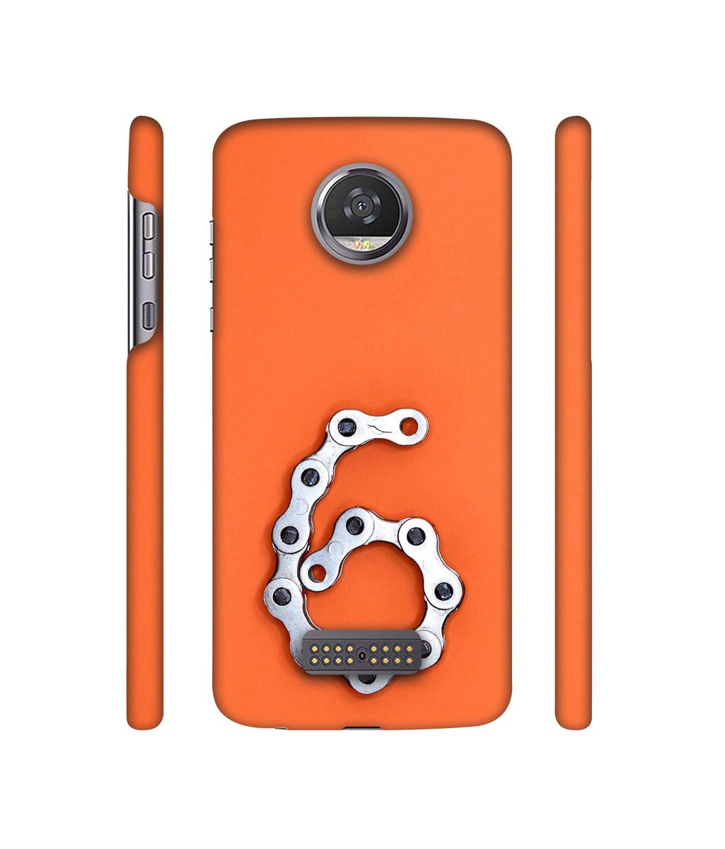 Amazon Brand - Solimo Designer Number Six 3D Printed Hard Back Case Mobile Cover for Moto Z2 Play