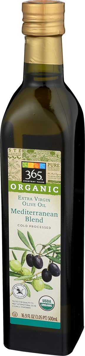 365 Everyday Value, Organic Extra Virgin Olive Oil, 100% Mediterranean Blend, 16.9 fl oz