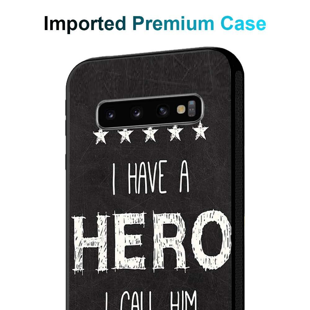 Amazon Brand - Solimo Designer Real Hero DAD Printed Hard Back Case Mobile Cover for Samsung Galaxy S10 Plus (D1169)