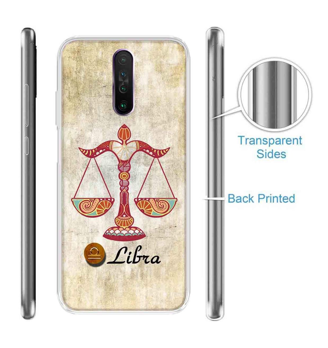 Amazon Brand - Solimo Designer Multicolor Libra Design Printed Soft Back Case Mobile Cover for Poco X2 / Xiaomi Redmi K30