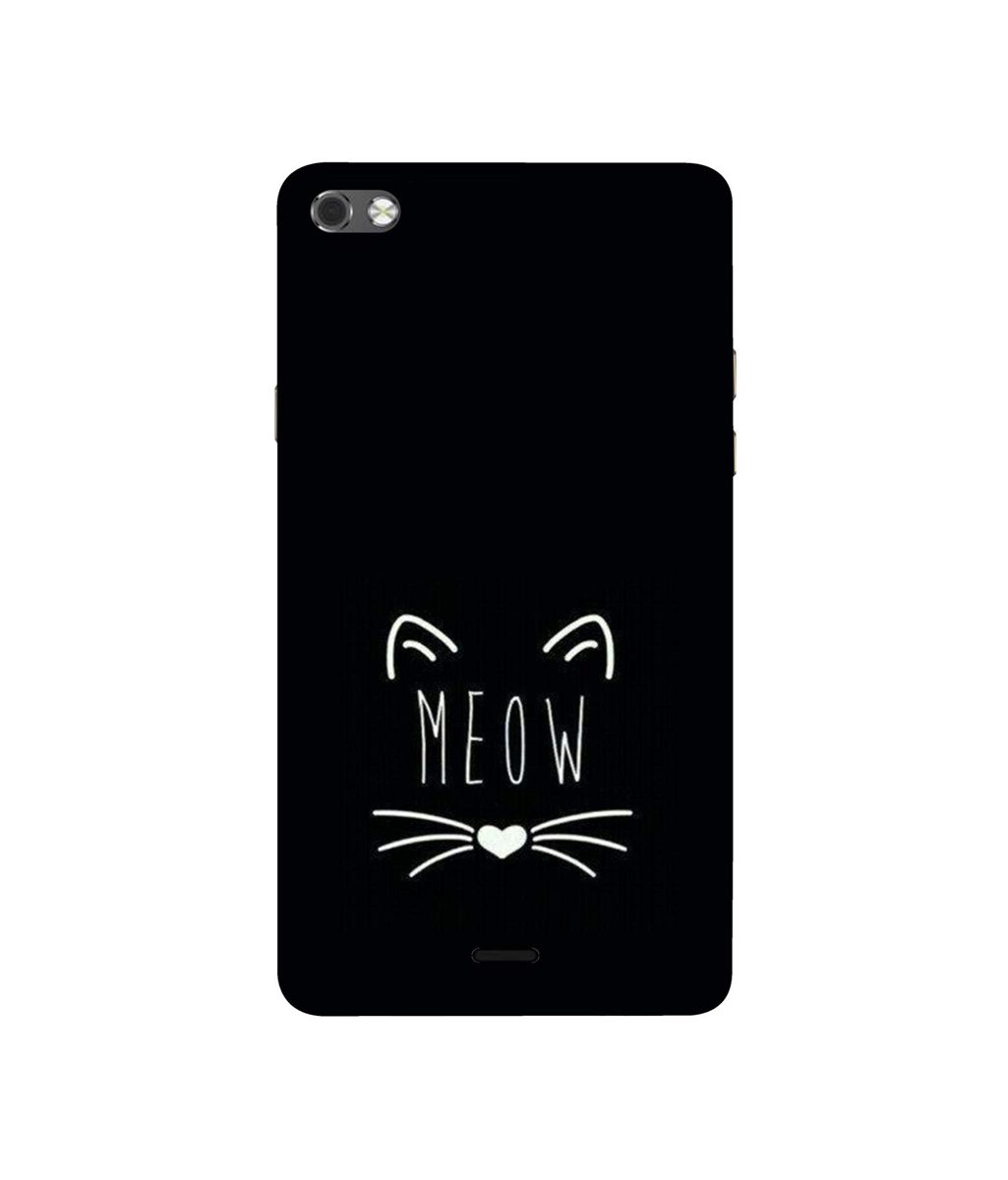 Amazon Brand - Solimo Designer Meow 3D Printed Hard Back Case Mobile Cover for Micromax Canvas Sliver 5 Q450