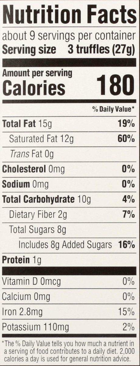 WHOLE FOODS MARKET Organic Caramel Truffles, 8.8 OZ