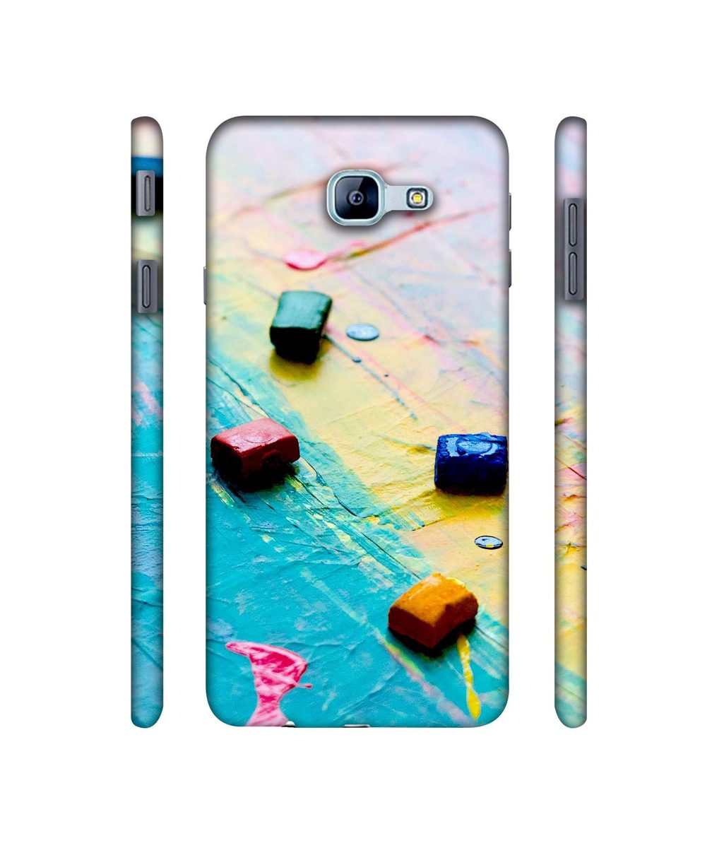 Amazon Brand - Solimo Designer Multicolor WaxColor Blocks 3D Printed Hard Back Case Mobile Cover for Samsung Galaxy A8 (2016)
