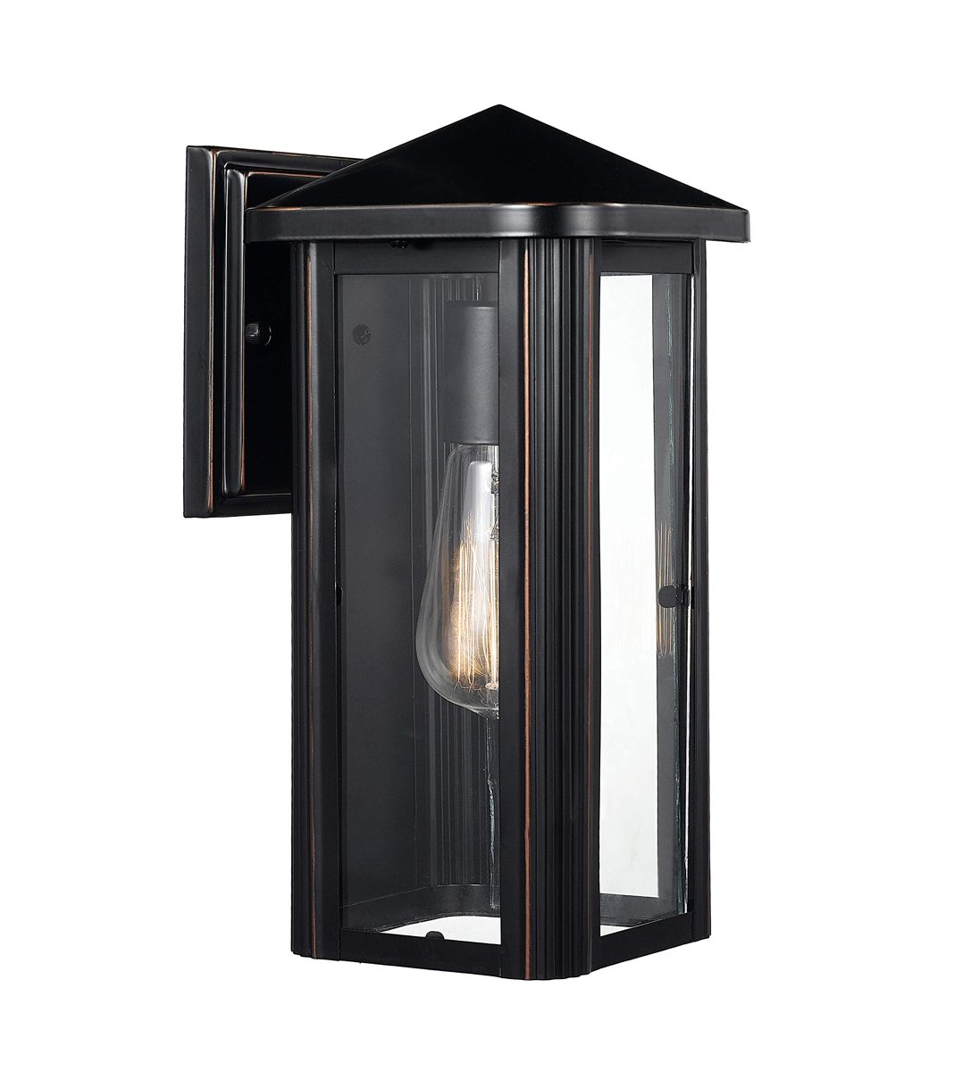 Amazon Brand – Ravenna Home Classic Wall Sconce Light, 12.5"H, Oil-Rubbed Bronze