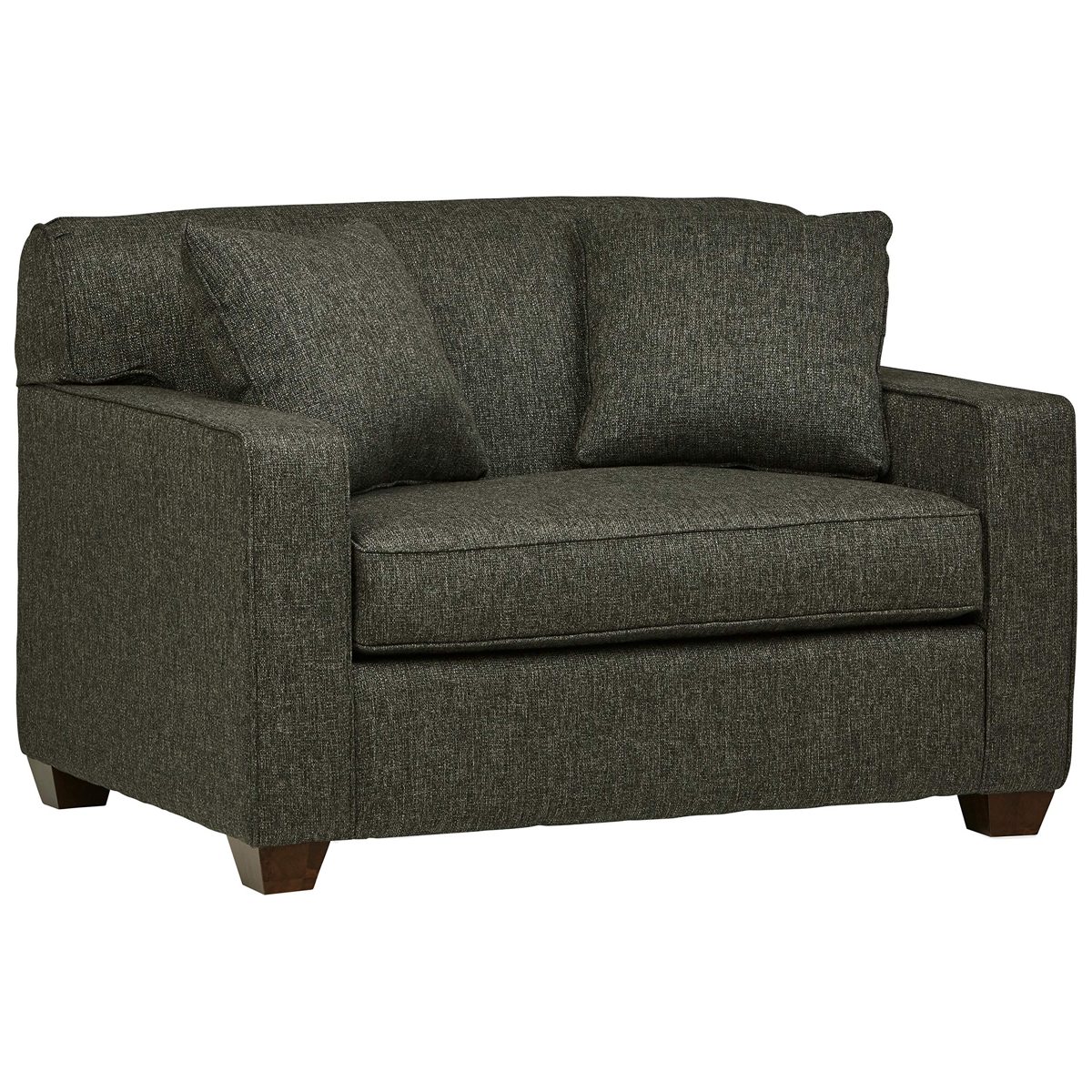 Amazon Brand – Stone & Beam Fischer Sleeper Chair, 51"W, Charcoal Fabric