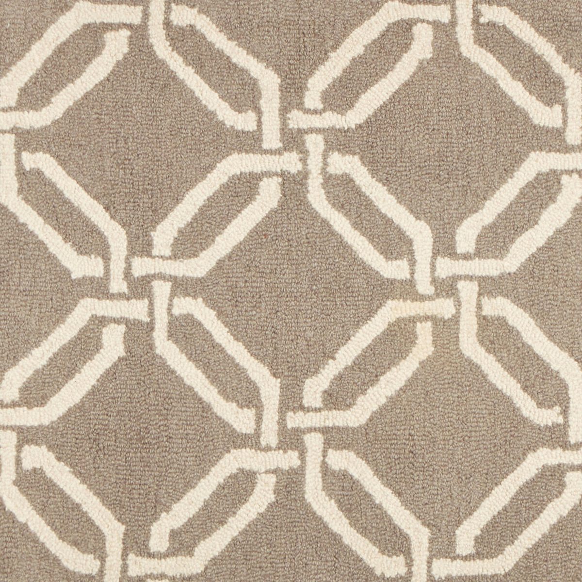 Amazon Brand – Stone & Beam Contemporary Interlocking Rings Wool Runner Rug, 2' 3" x 7' 6", Coffee