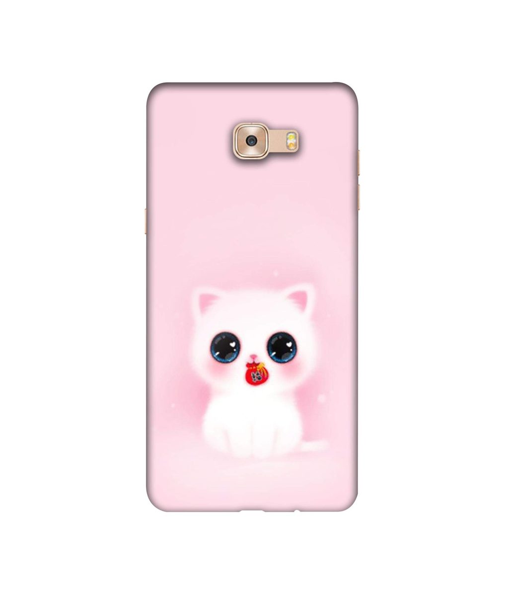 Amazon Brand - Solimo Designer Kitty 3D Printed Hard Back Case Mobile Cover for Samsung Galaxy C9 Pro