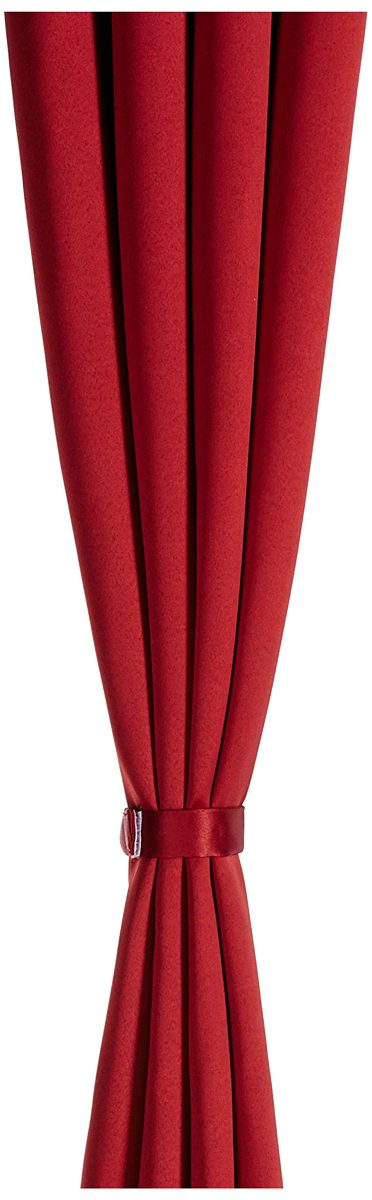 Amazon Brand - Solimo Room Darkening Blackout Window Curtain, 5 Feet, Set of 2 (Maroon)