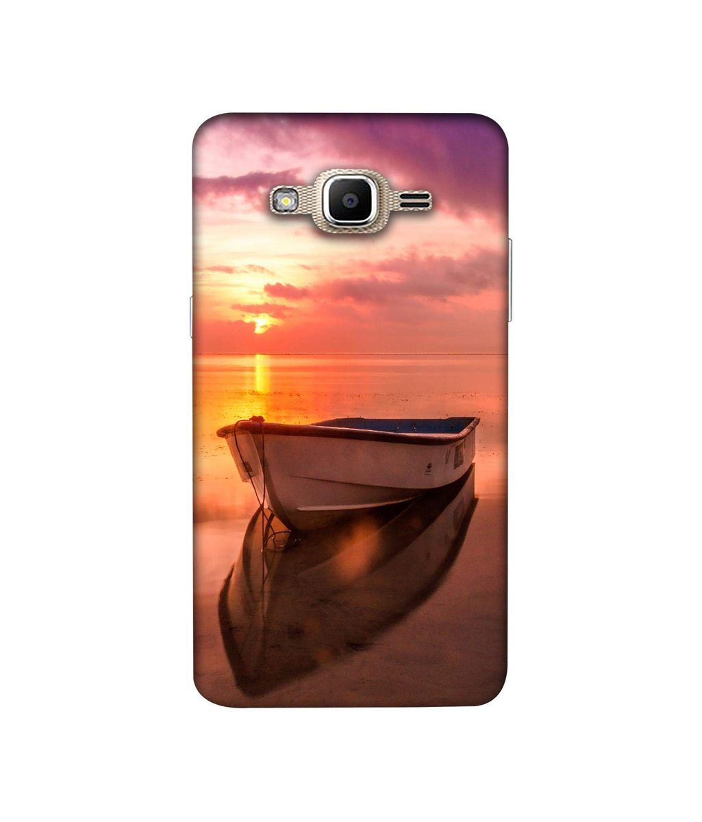 Amazon Brand - Solimo Designer Boat 3D Printed Hard Back Case Mobile Cover for Samsung Galaxy J2 Prime