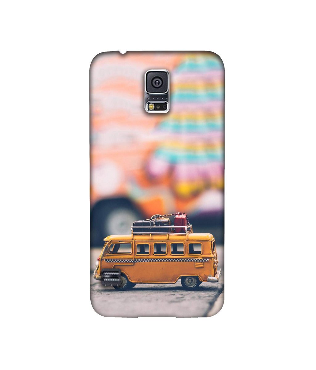 Amazon Brand - Solimo Designer Toy Bus 3D Printed Hard Back Case Mobile Cover for Samsung Galaxy S5 i9600