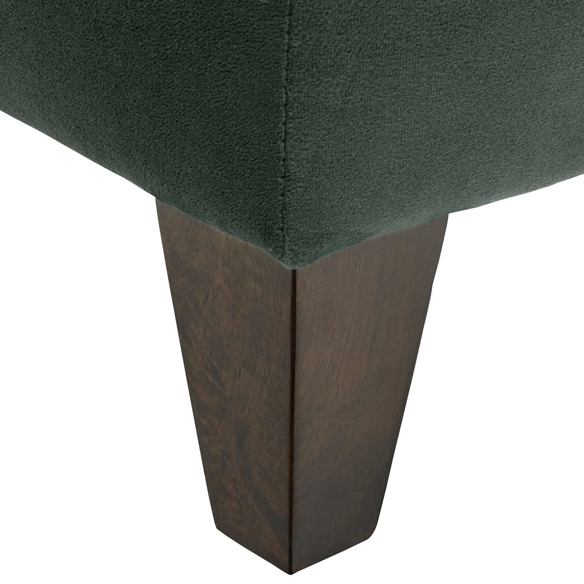 Amazon Brand – Stone & Beam Leila Ottoman, 34" W, Hunter Green