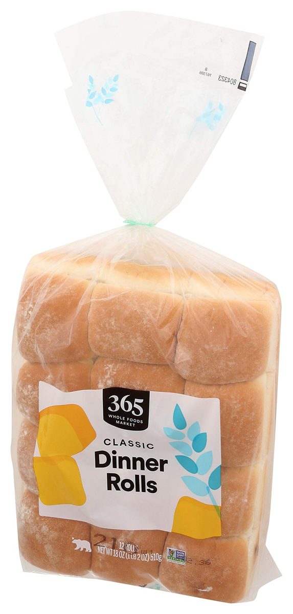 365 by Whole Foods Market, Limited Edition Dinner Rolls (12 Rolls), 18 Ounce